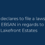 EB5UN declares to file a lawsuit against EB5AN in regards to EB5UN Project Lakefront Estates